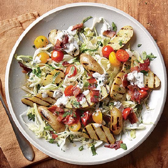 BLT Grilled Potato Salad