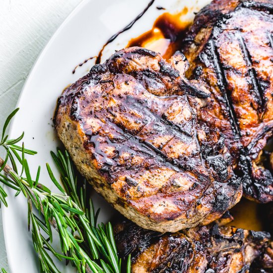 Rosemary Grilled Pork Chops