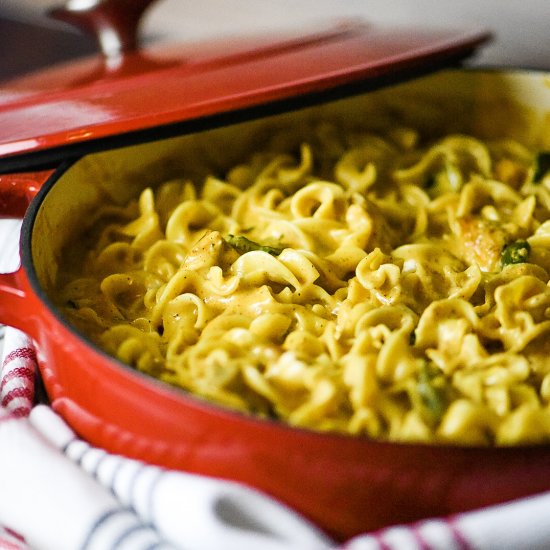 Chicken & Roasted Poblano Pasta