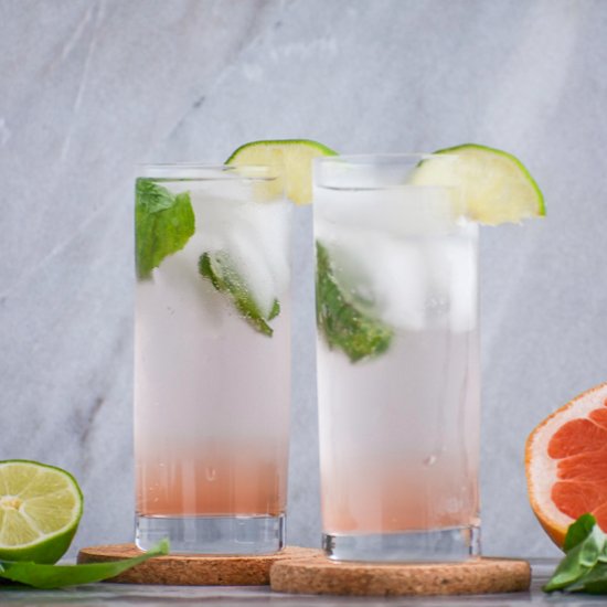 Ruby-Red Grapefruit Vodka Soda