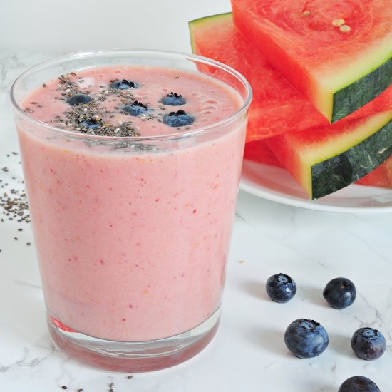 Peach-watermelon smoothie