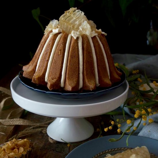 HONEYCOMB CEREAL BUNDT CAKE