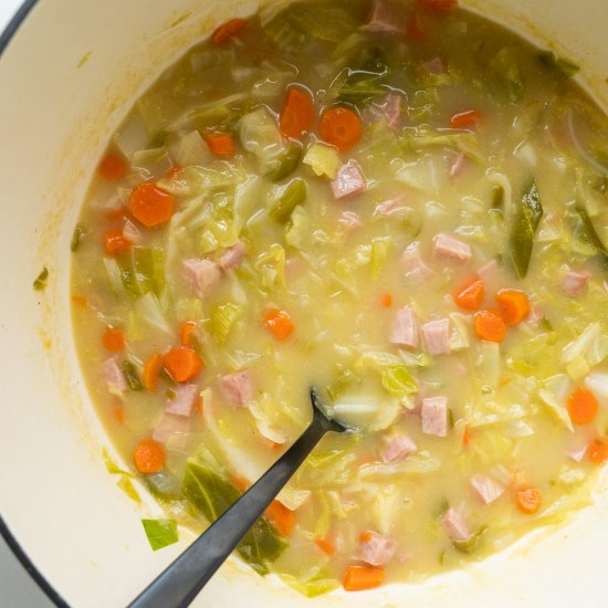 Ham and Cabbage Soup