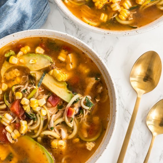 Chicken and Corn Tortilla Soup