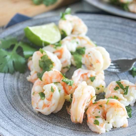 Chilled Cilantro Lime Shrimp