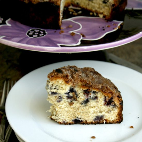 Blueberry Banana Coffee Cake