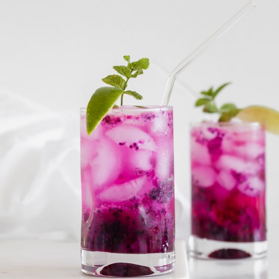 Dragonfruit Mojitos