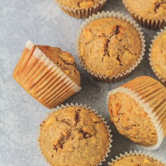 Apple Cinnamon Oatmeal Muffins