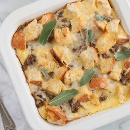 Breakfast Sausage Strata