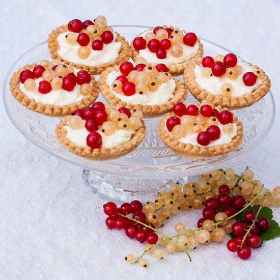 Elderflower and Mascarpone Tartlets