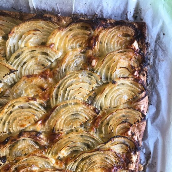 Onion French tart