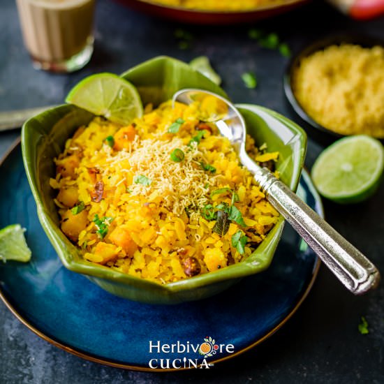 Quick and Easy Batata Poha