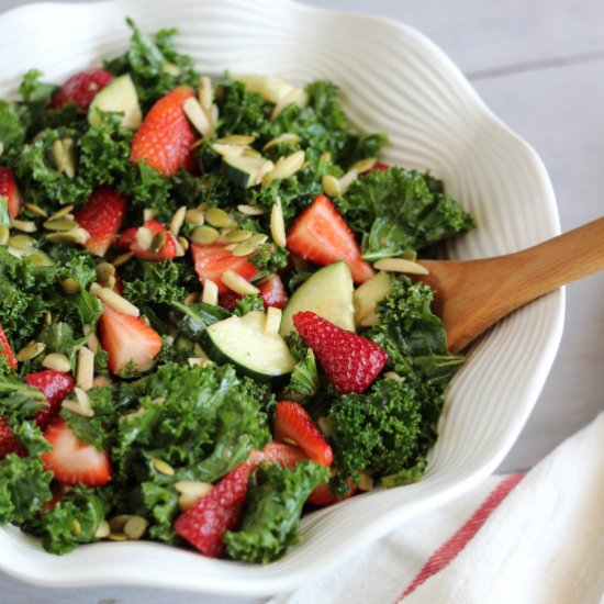 Strawberry Kale Salad