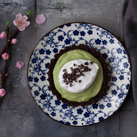 Matcha Chocolate Tarts