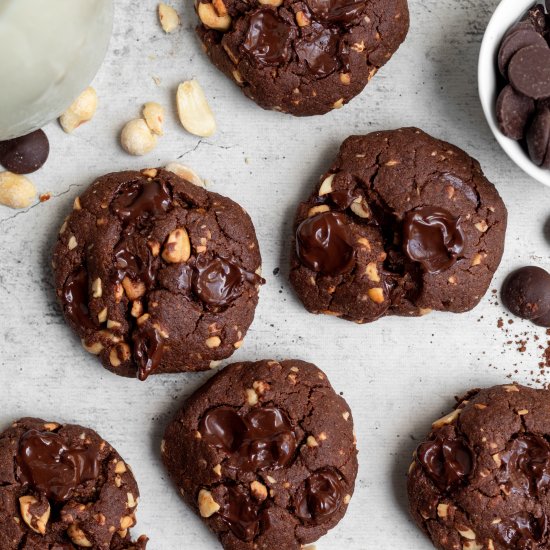 Chocolate Peanut Butter Cookies