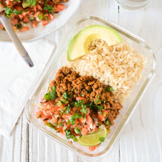 Fiesta Turkey with Brown Rice