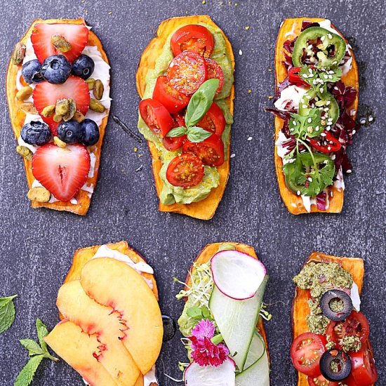 Sweet Potato Toast – 6 Ways