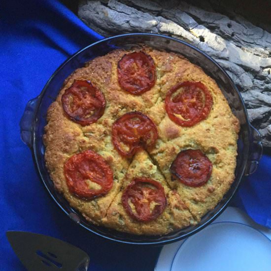 Cornbread with Roasted Tomatoes