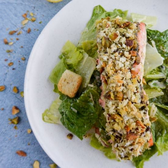 Pistachio Pesto Salmon