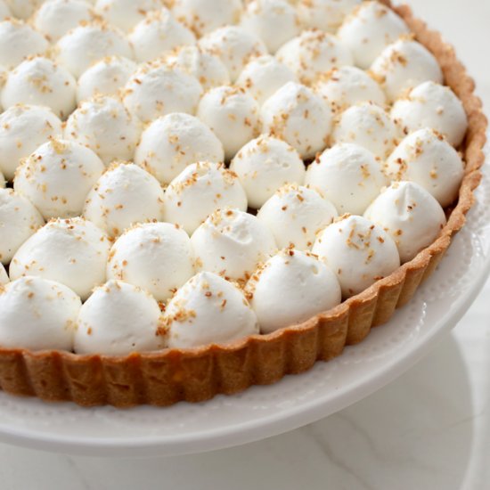 Alfajores Tart with Cream Cheese