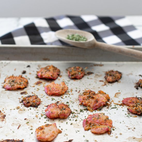 Smashed Radishes