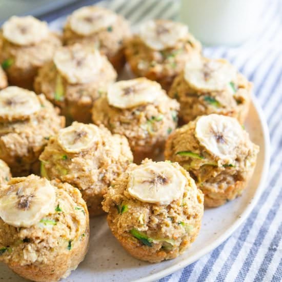 Banana Zucchini Muffins