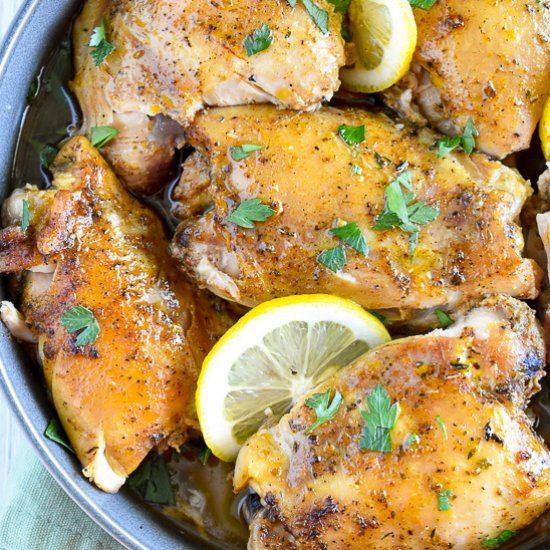 Slow Cooker Lemon Chicken