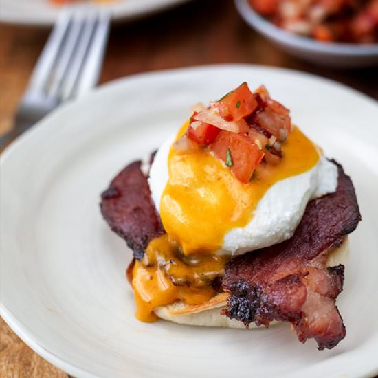 Salsa Eggs Benedict