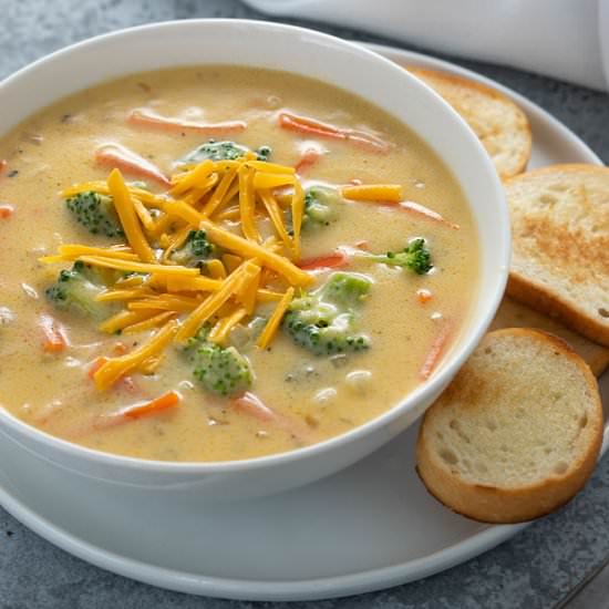 broccoli cheddar soup