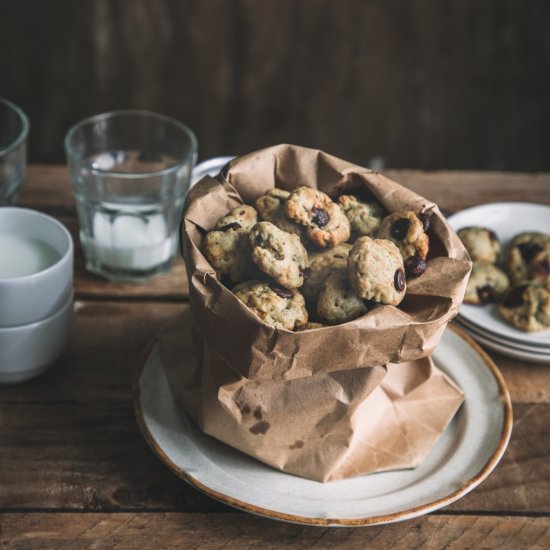 Mini Chocolate Chip Yogurt Cookies