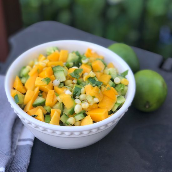 Mango Cucumber Salsa