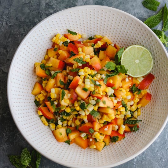 Nectarine Corn Salsa