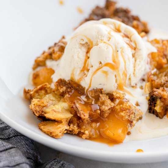 Peach Dump Cake