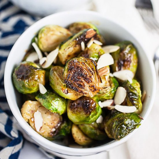 Maple Mustard Brussels Sprouts