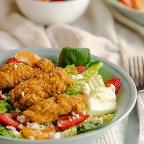 Strawberry & Orange Chicken Salad