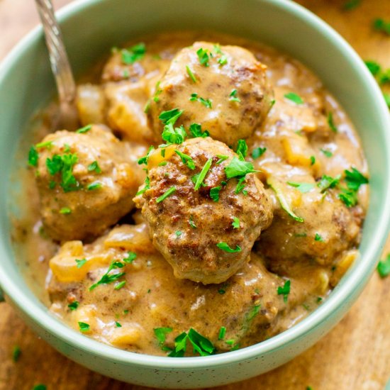 Keto Swedish Meatballs