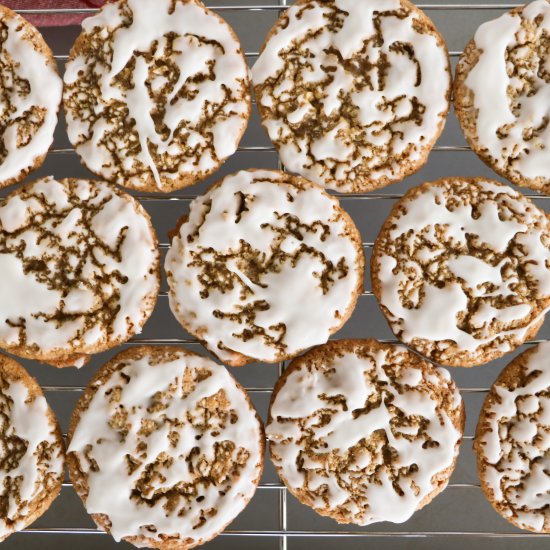 Old-Fashioned Iced Oatmeal Cookies