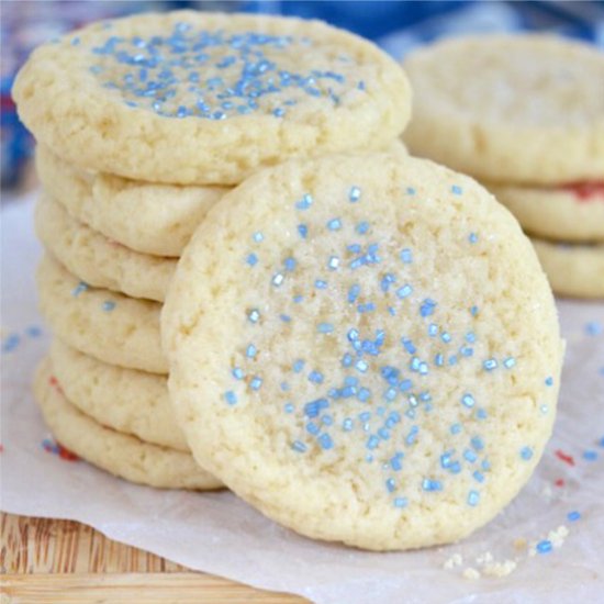 Easy & Fast Soft Drop Sugar Cookies