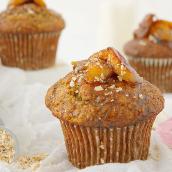 BANANA OAT MUFFINS