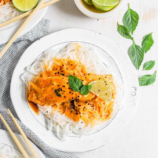 Coconut Red Curry Salmon