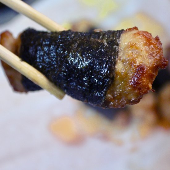 Nori-Wrapped Mochiko Chicken