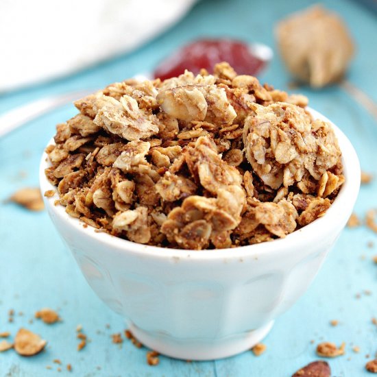 Peanut Butter and Jelly Granola