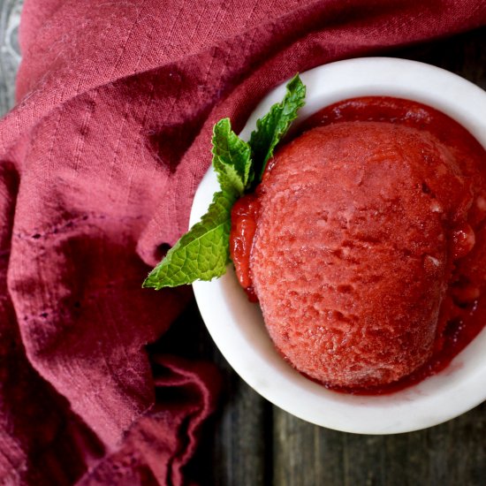 Summer Berry Sorbet