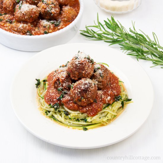 Italian Slow Cooker Keto Meatballs