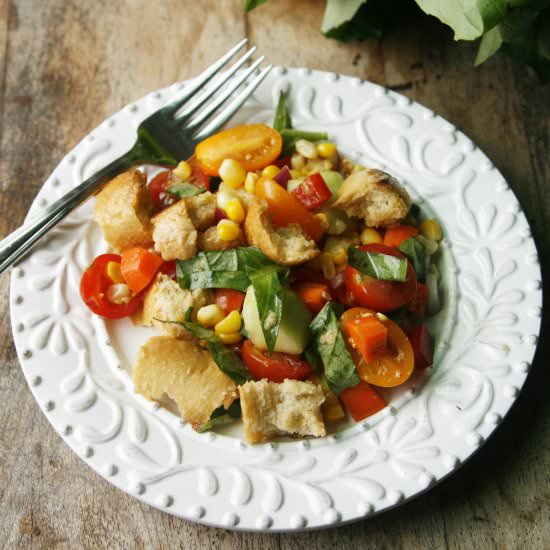 Farmer’s Market Panzanella Salad