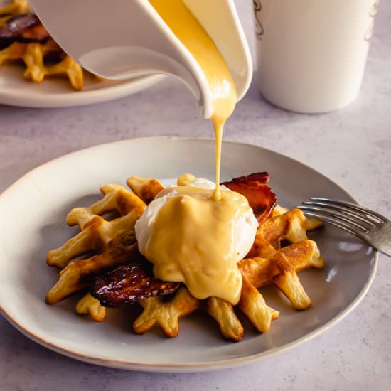 Mock hollandaise sauce