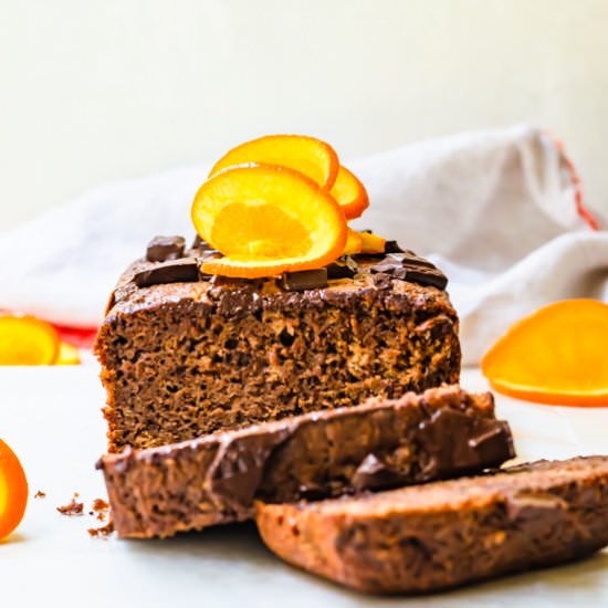 Chocolate orange zucchini bread