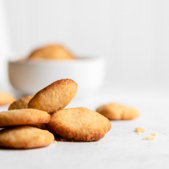 Copycat Keto Vanilla Wafers!