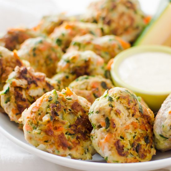 Veggie-Loaded Chicken Bites