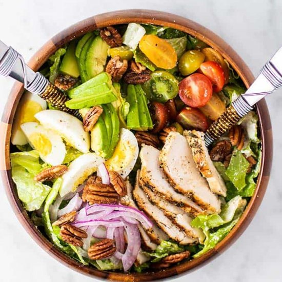 Loaded Whole30 Chicken Caesar Salad